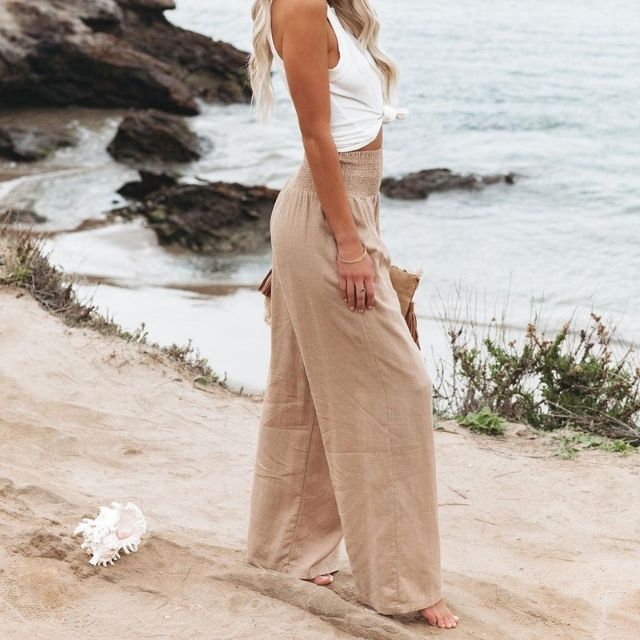 Flowy Chic Linnenbroek - Sovego