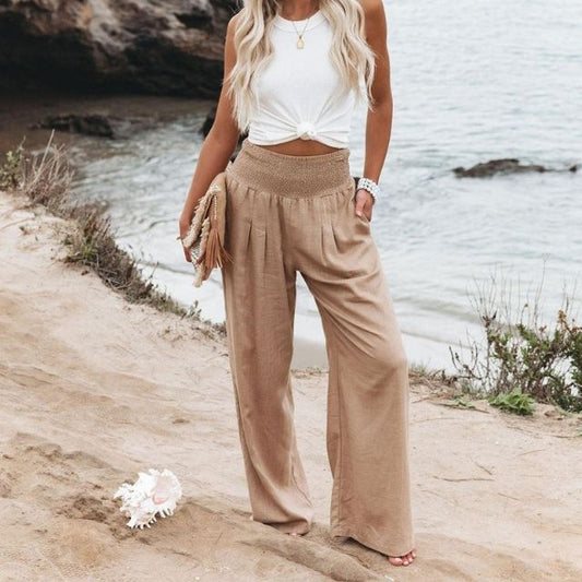 Flowy Chic Linnenbroek - Sovego