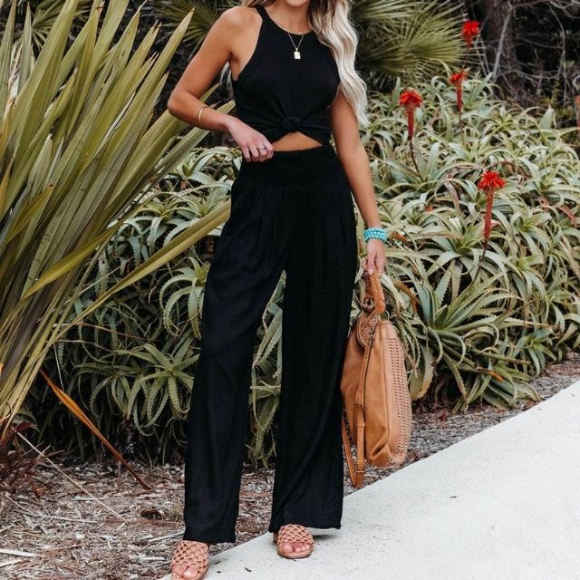 Flowy Chic Linnenbroek - Sovego