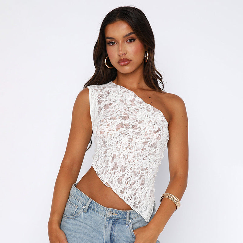 Luna One Shoulder Top - Sovego
