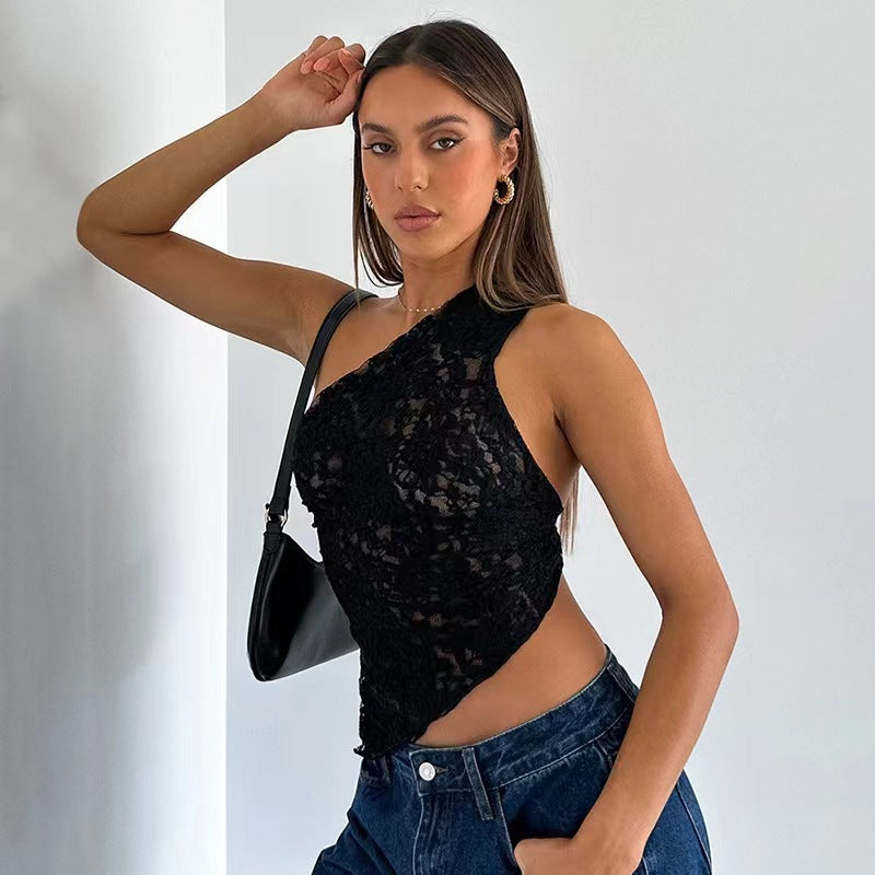 Luna One Shoulder Top - Sovego